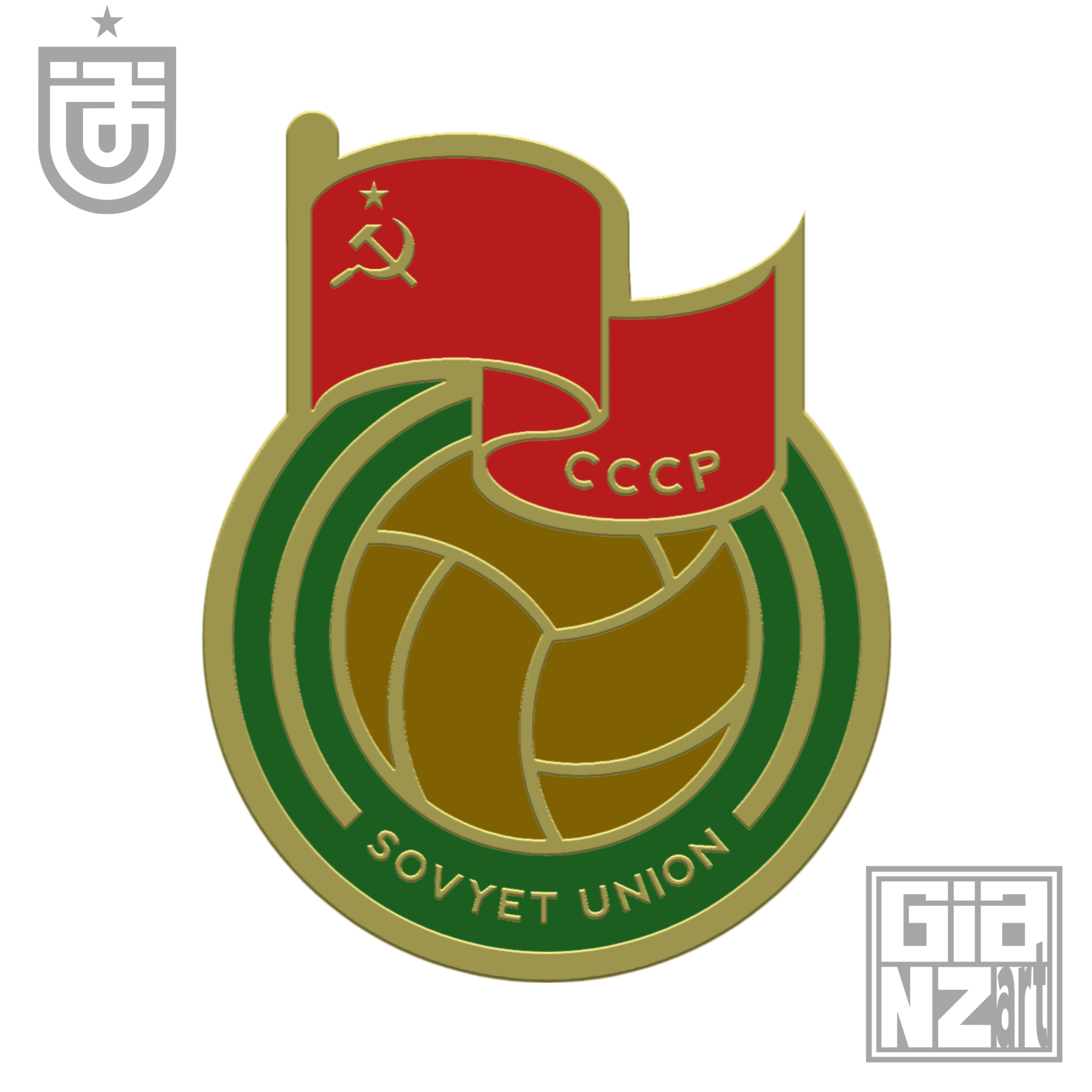 CCCP / USRR FOOTBALL TEAM REDESIGN CONCEPT