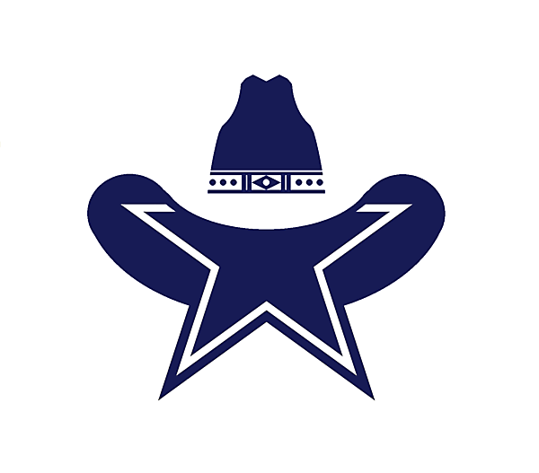 What if the Dallas Cowboys were a soccer team, upgrade on their iconic star logo.