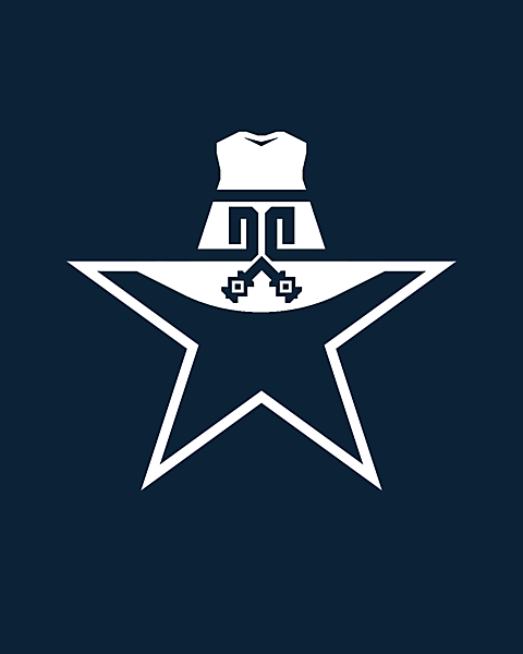 If Dallas were a soccer team, update on their iconic star logo.