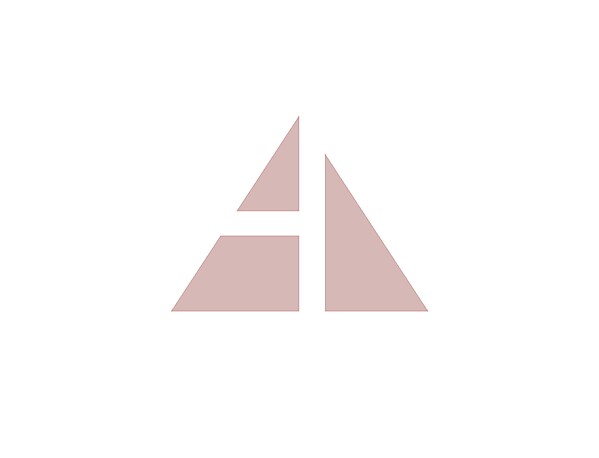 A pyramid logo .