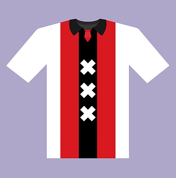 Ajax Amsterdam 125 years anniversary shirt .