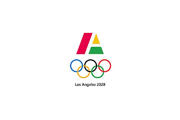 Los Angeles 2028 logo .