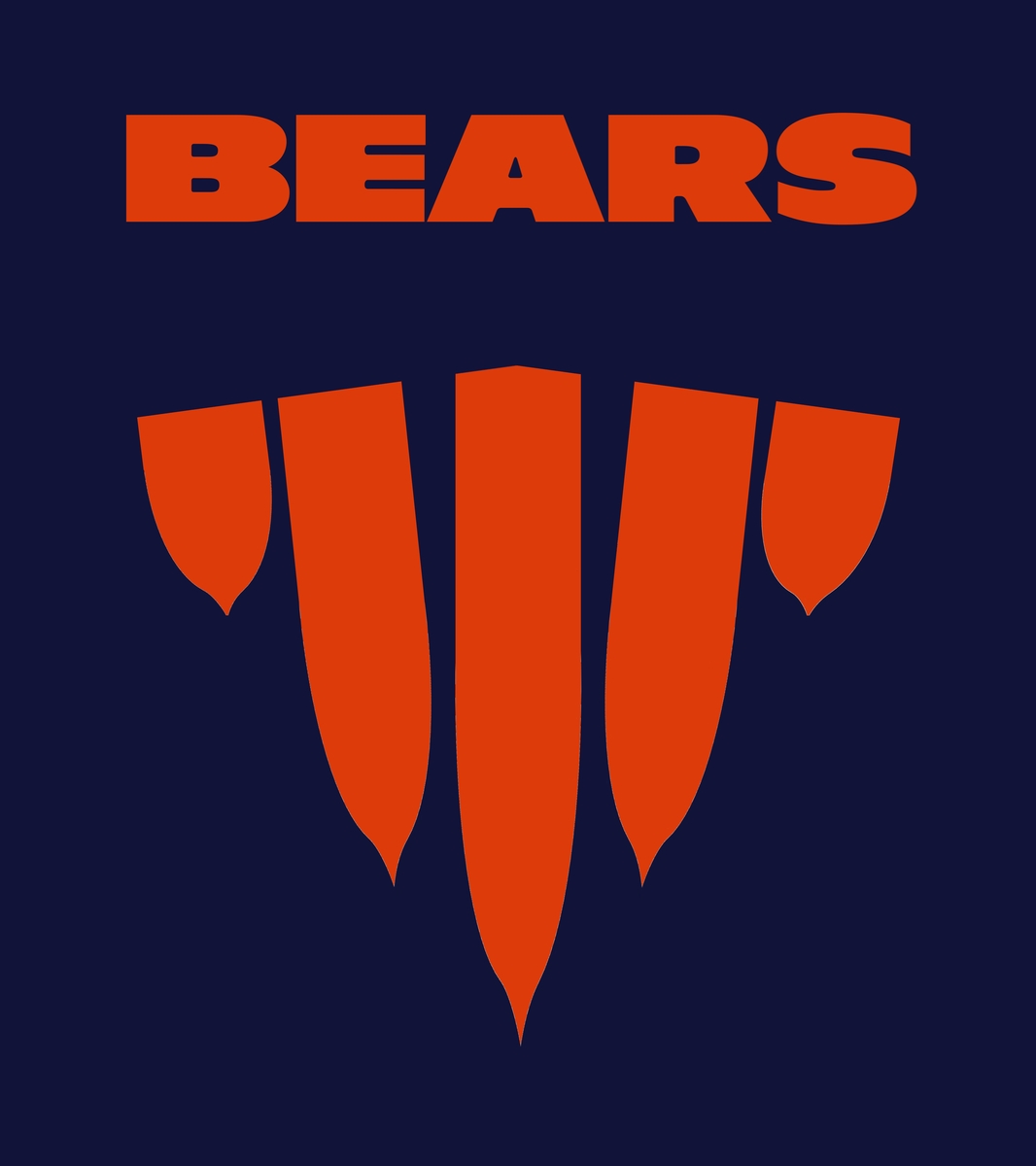 Chicago Bears logo .