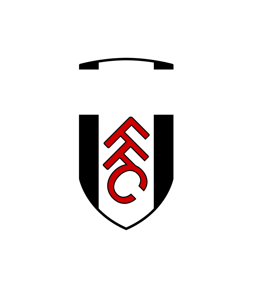 Fulham FC logo.