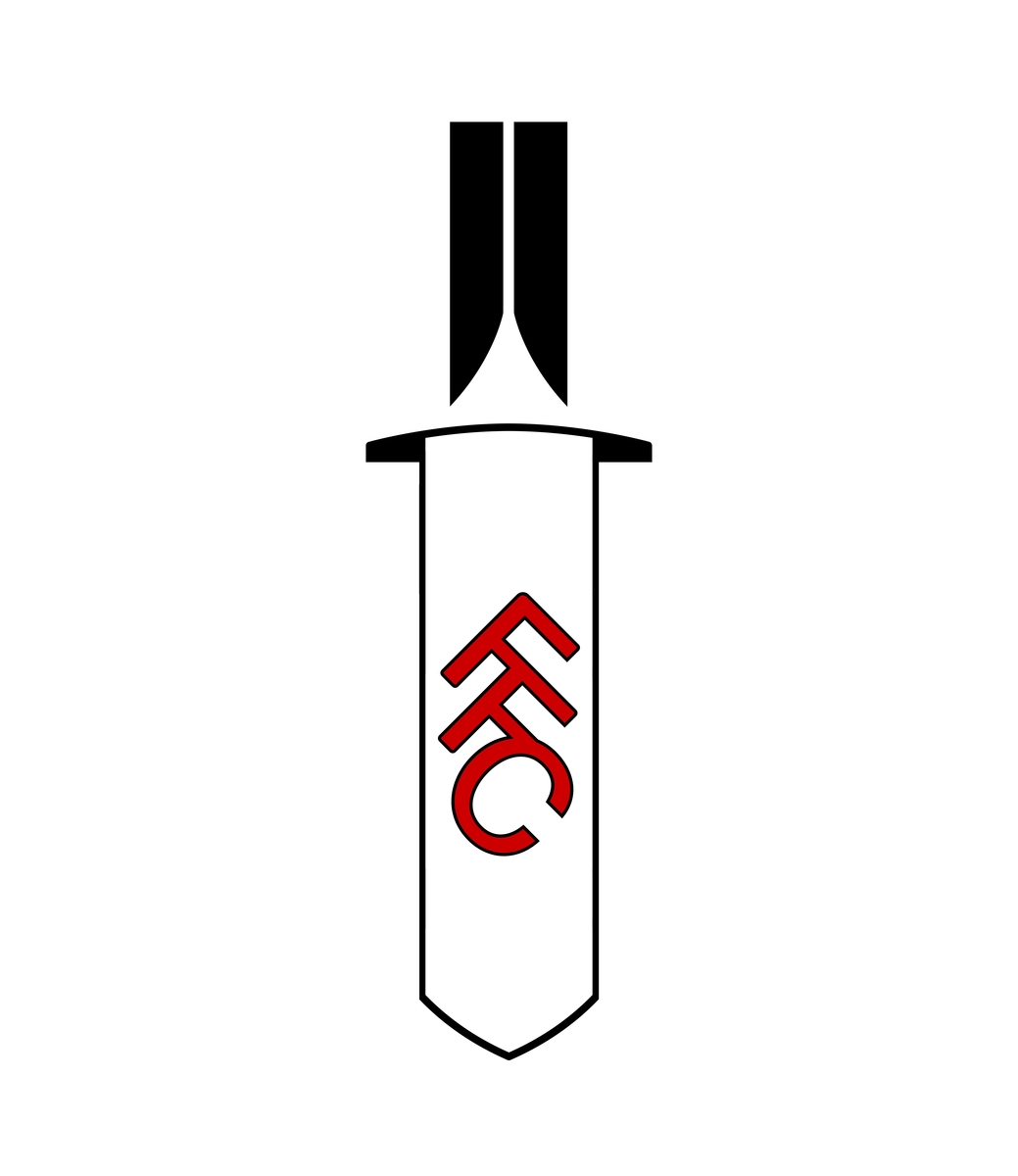 Fulham FC logo.