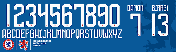 Boro Futsal Font v01