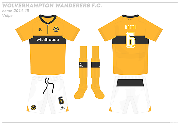 Wolves Le Coq Sportif Home Kit