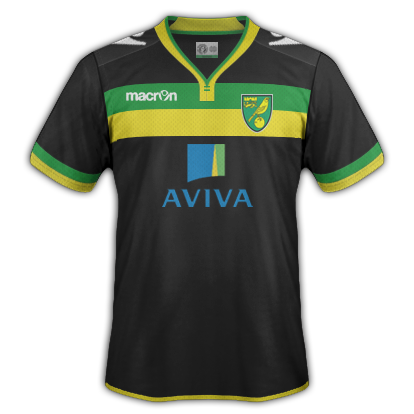 Norwich City fantasy Away kit by VSync32