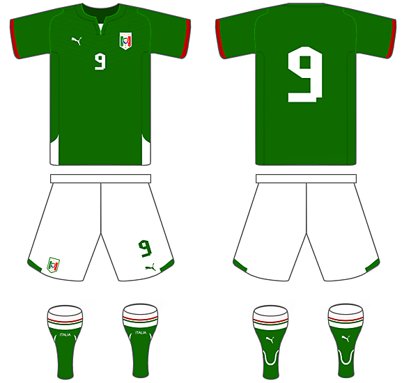 Italy Flag based kit