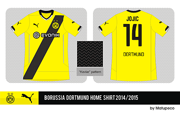 Borussia Dortmund Puma Home shirt 2014/2015 - Prediction