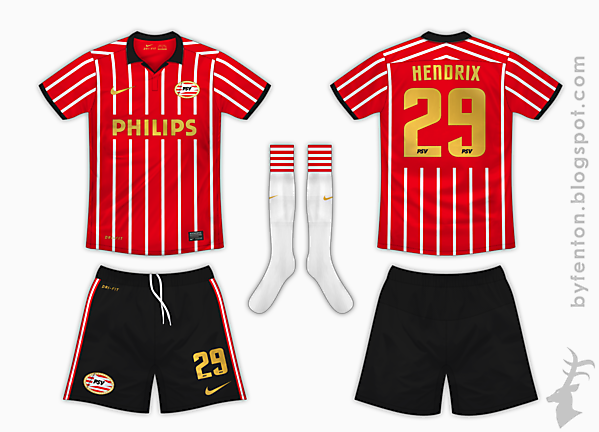 PSV Eindhoven Home Kit - Nike