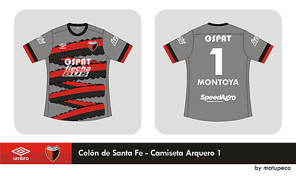 Colón de Santa Fe Goalkeeper shirt 2014