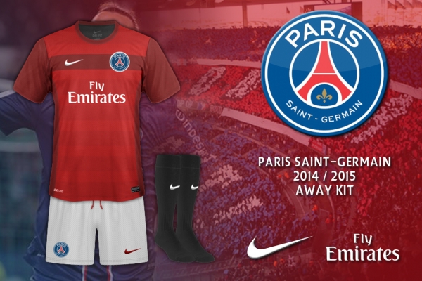 PSG 2014-2015 Away Kit