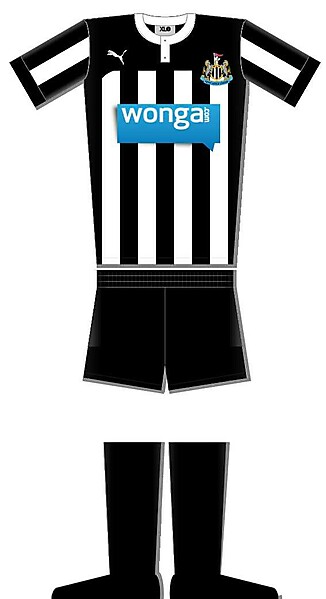 Newcastle United home kit 14-15