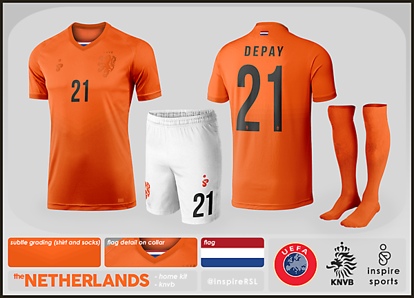 Netherlands Kit - World Cup Competition, 3rd/4th Place Play-off
