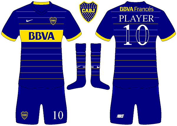 Boca Juniors Home Kit