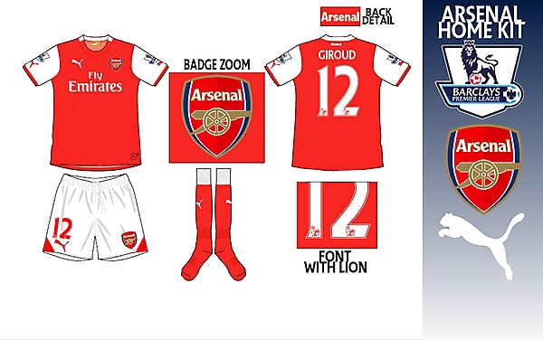 Arsenal Home Kit
