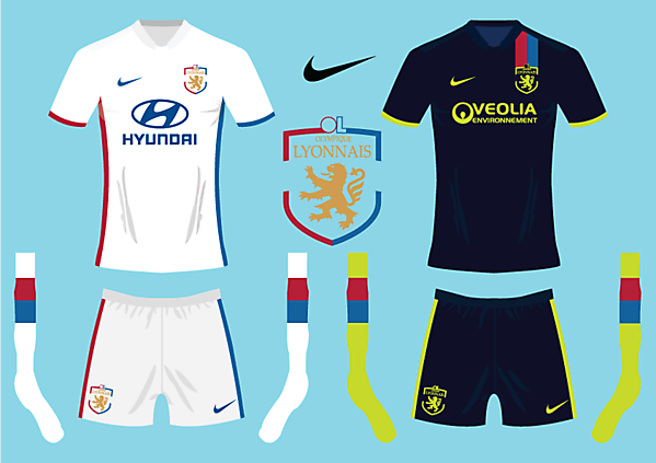 Olympique Lyonnais Nike Kit