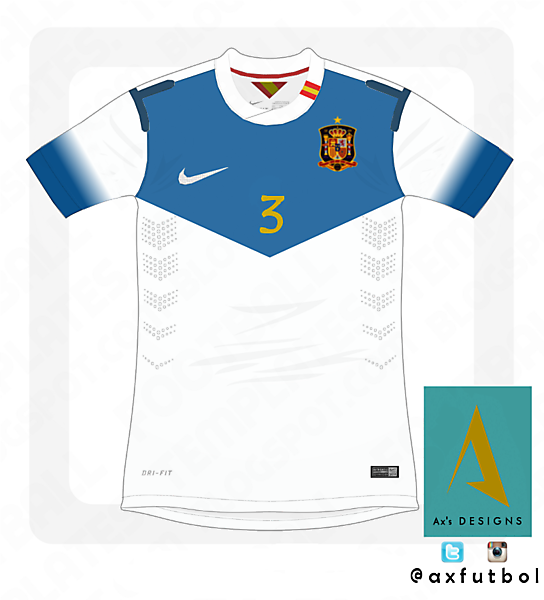 Spain National Football Team nike away kit. 