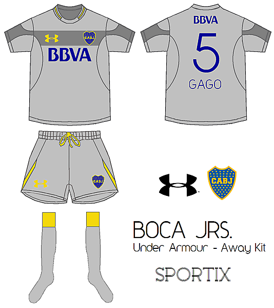 Boca Juniors - Away Kit By Under Armour