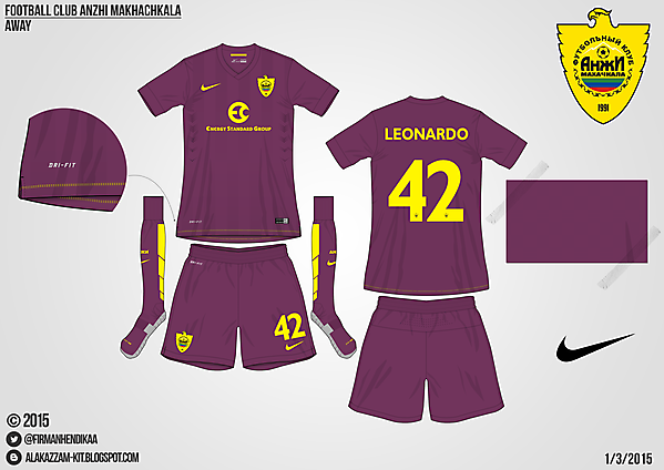 Anzhi Makhachkala Away