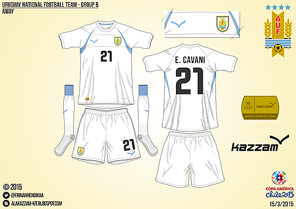 Uruguay Away - Group B, 2015 Copa América