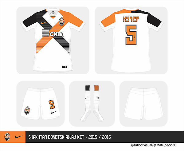 Prediction: Shakhtar Donetsk away kit 2015 /2016