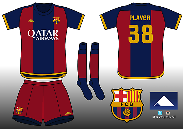 FC Barcelona. Home Kit