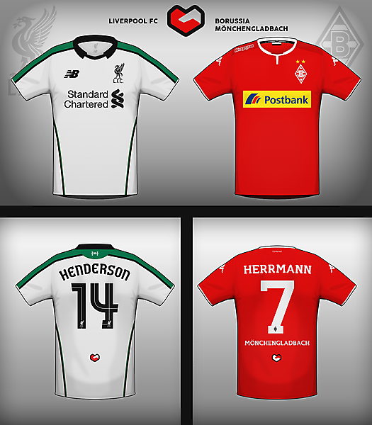 #footballfriends Liverpool and Borussia Mönchengladbach