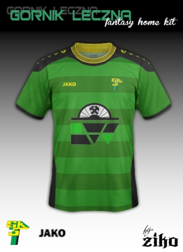 Polish Ekstraklasa Fantasy Kits Concepts - Gornik Leczna