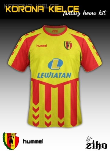 Polish Ekstraklasa Fantasy Kits Concepts - Korona Kielce