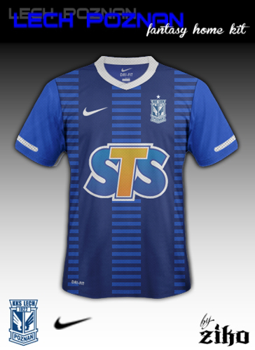 Polish Ekstraklasa Fantasy Kits Concepts - Lech Poznan