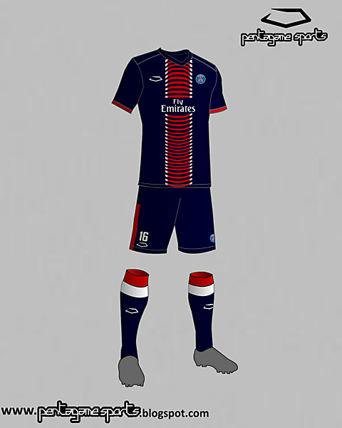 PSG (France) Home Kit 2016