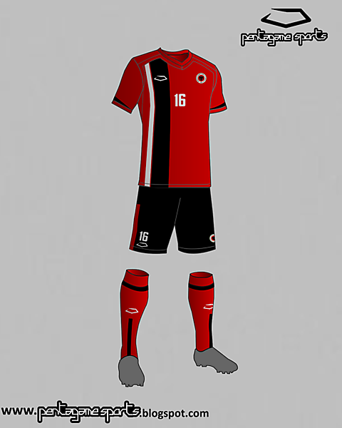 Albania National team home kit 2016