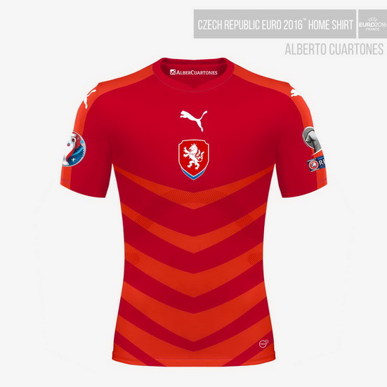 Czech Republic UEFA EURO 2016™ Home Shirt
