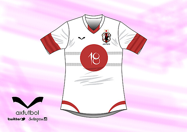 Japan away own design