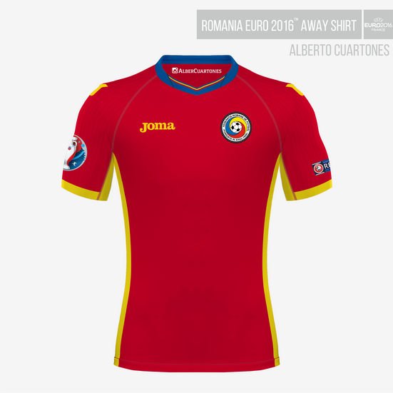 Romania UEFA EURO 2016™ Away Shirt