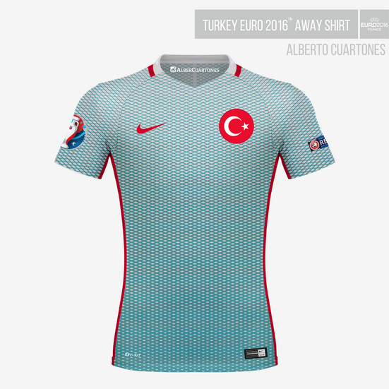 Turkey UEFA EURO 2016™ Away Shirt