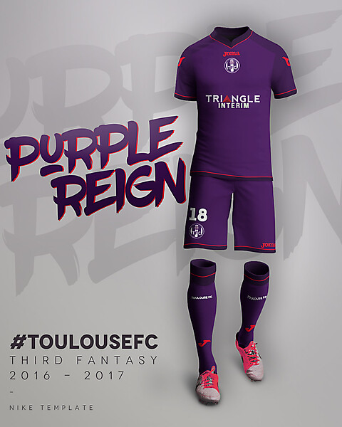 Toulouse FC Third 16-17 Purple Reign