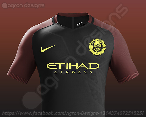 Nike Manchester City Away Kit 2016-17 based on leaked images