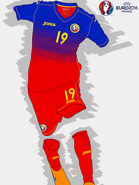 UEFA EURO 2016 - Romania Away Kit