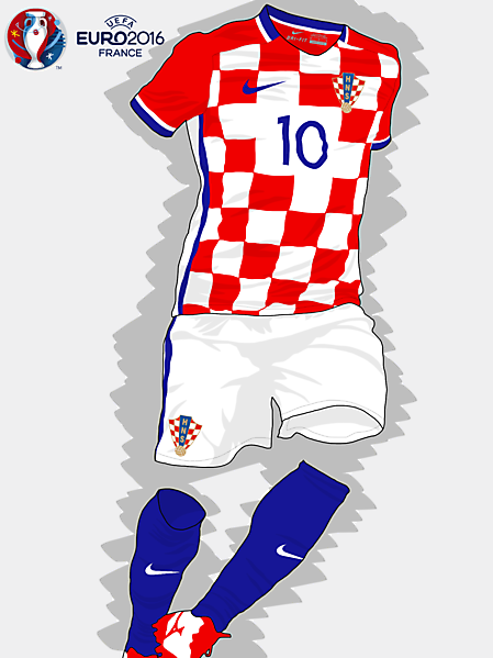 UEFA EURO 2016 - Croatia Home Kit