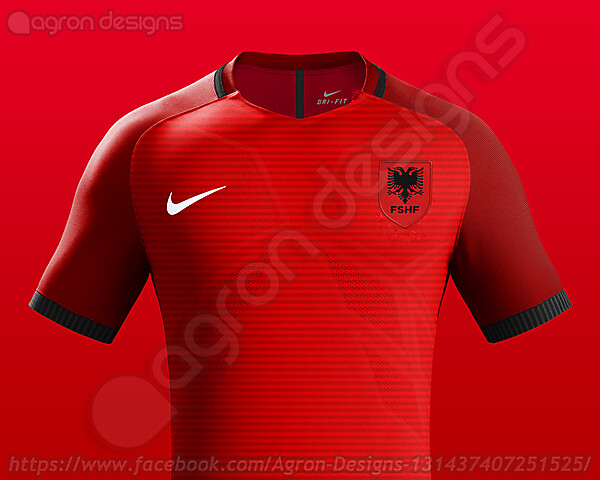 Nike Albania NT Home Kit Concept