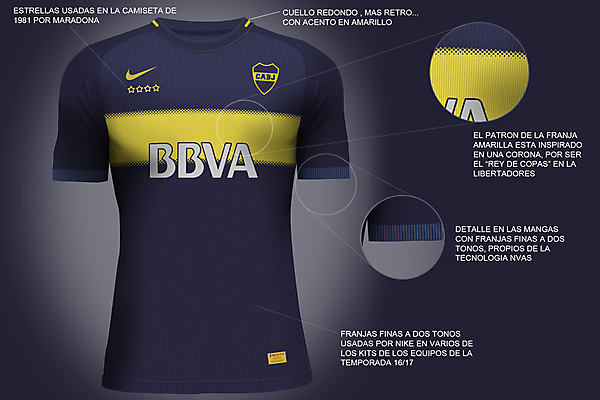 Boca Juniors Nike Vapor Aeroswift