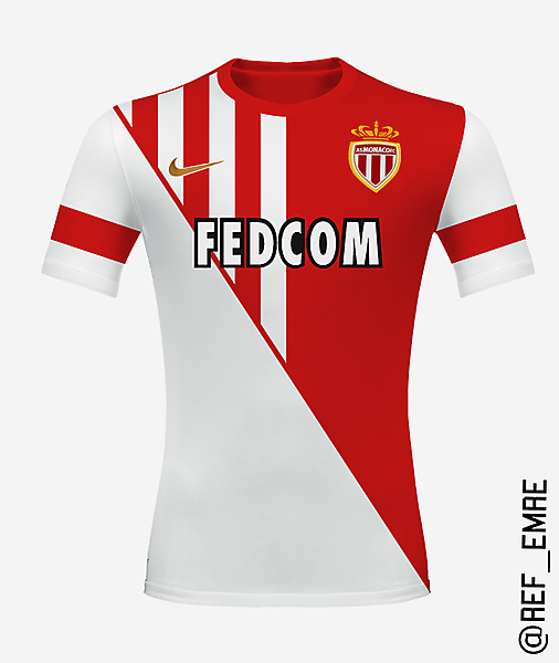 As Monaco Home Shirt Design