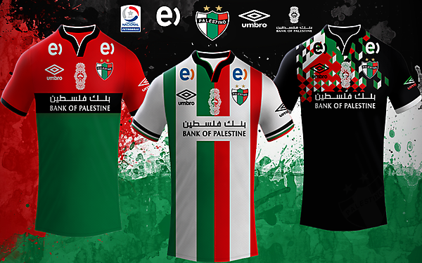 CD Palestino Umbro Kits