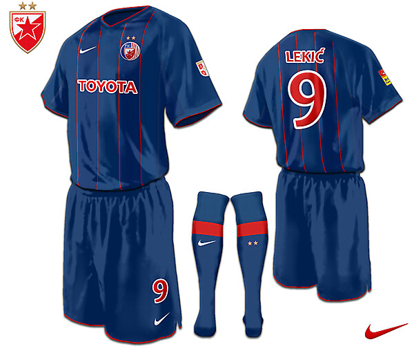 crvena zvezda (red star away fantasy)