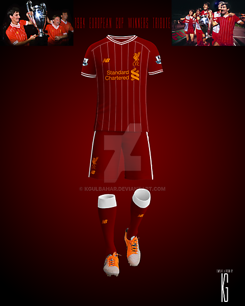 Liverpool FC 1984 European Cup Winners Tribute Kit