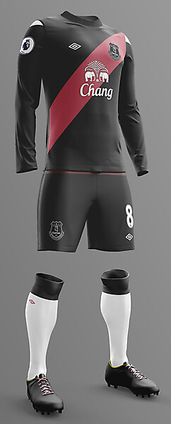 Everton Away (Black Watch kit)