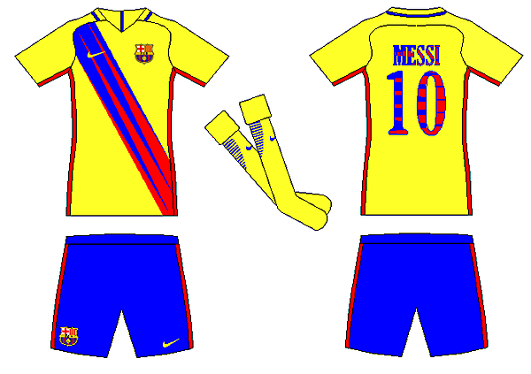 Barcelona away kit concept
